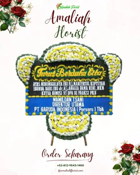 Papan Bunga Duka Poyowa Besar Satu